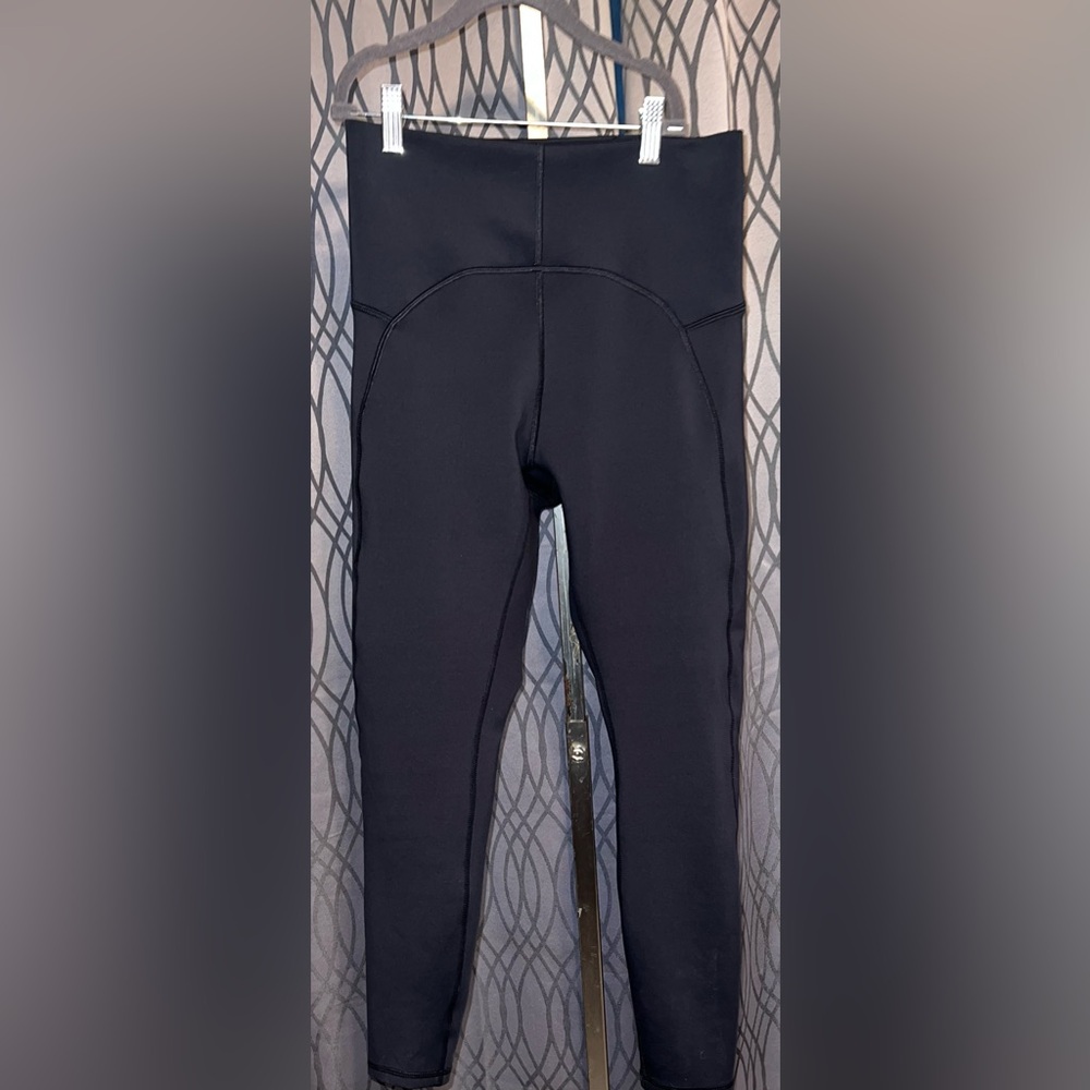 Spyder Active Women's Scuba Ankle Mid Rise Leggings Black size M [J-18]